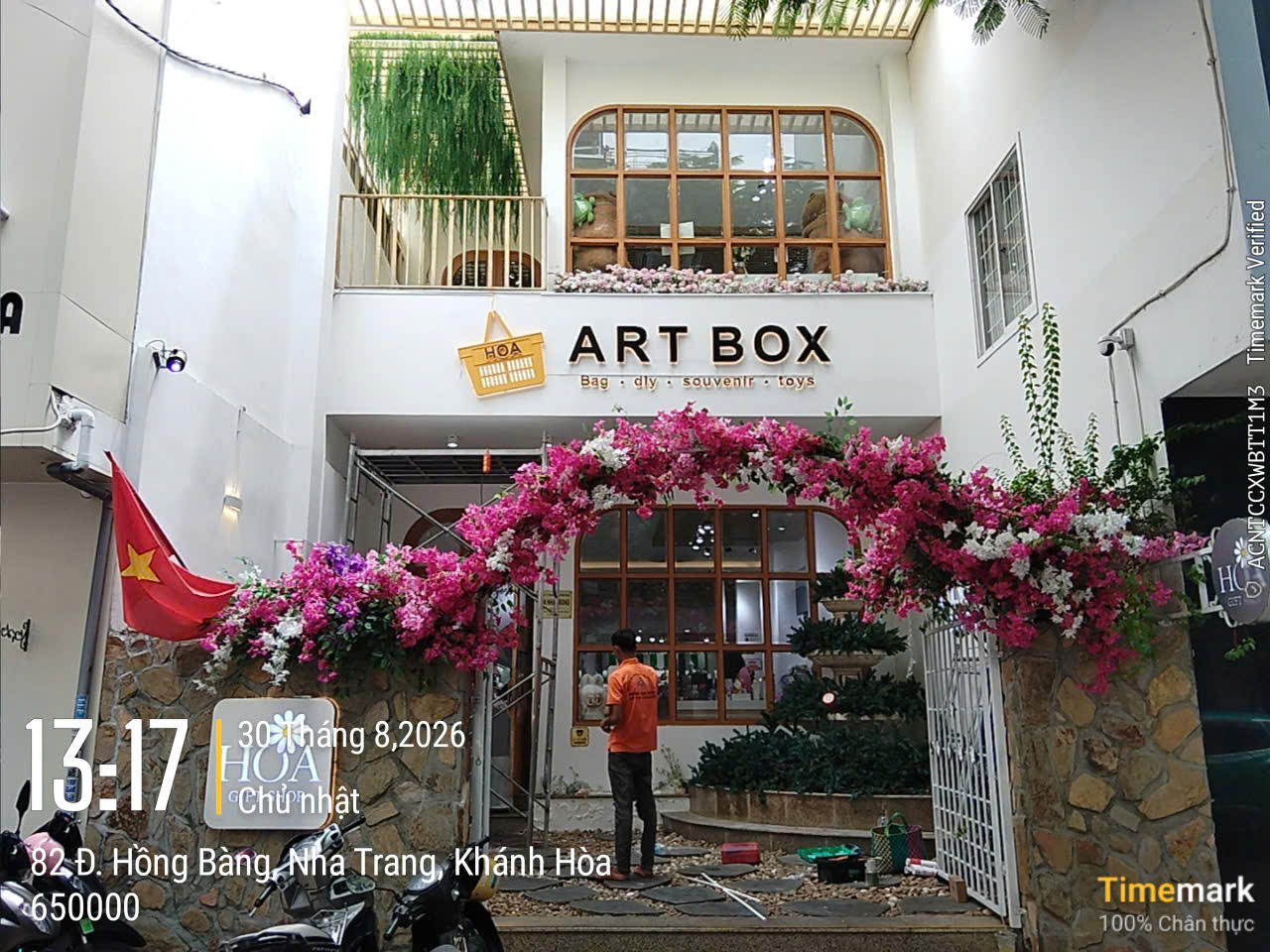 Thi công bảng hiệu shop quà tặng ART BOX Hồng Bàng Nha Trang