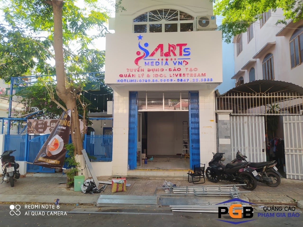 Thi công phòng studio livestream Smart Media Nha Trang