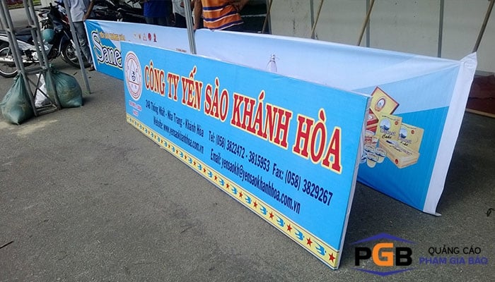 Thiết kế thi công gian hàng hội chợ Yến Sào Khánh Hòa